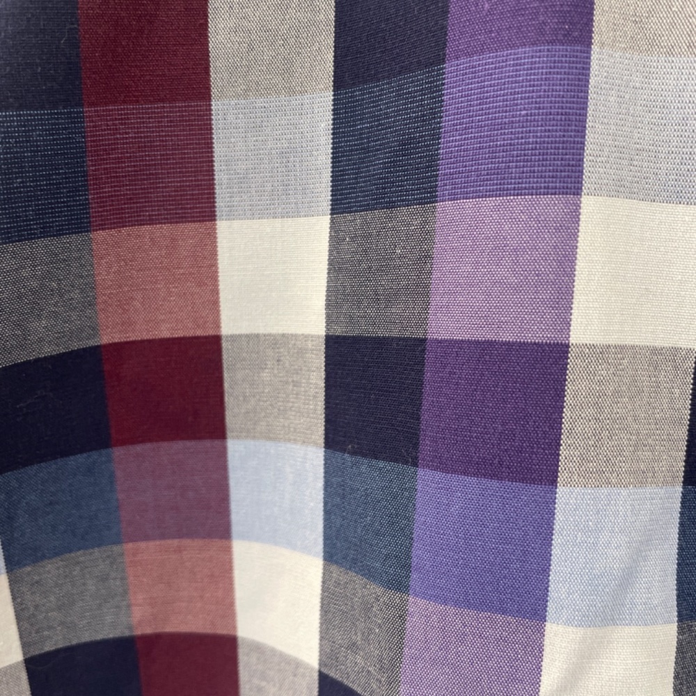 Euc Calibrate Checked Button Down - 16.5 X 36/37 - image 3